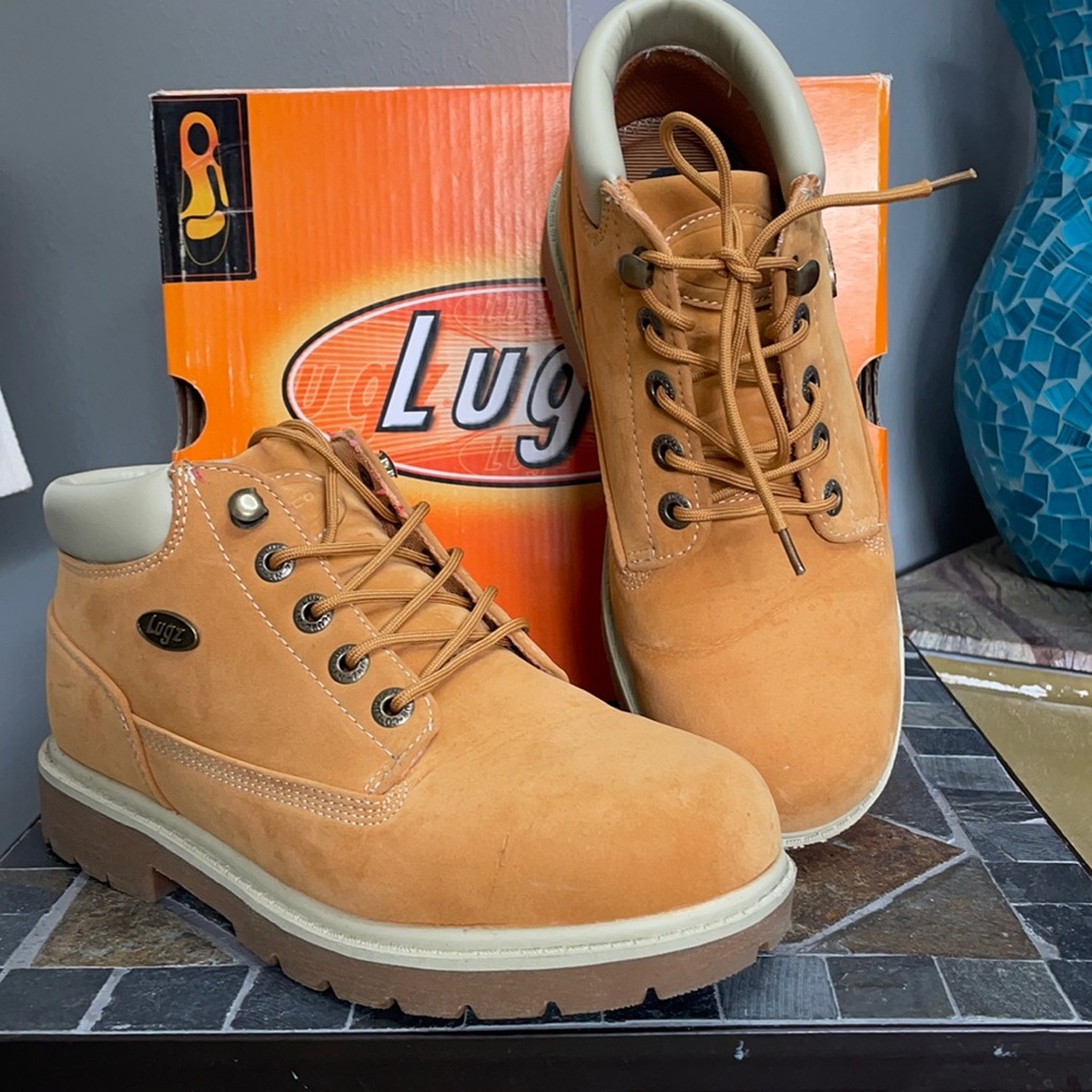 Lugz Drifter LX Laceup Ankle Boot in Golden Wheat